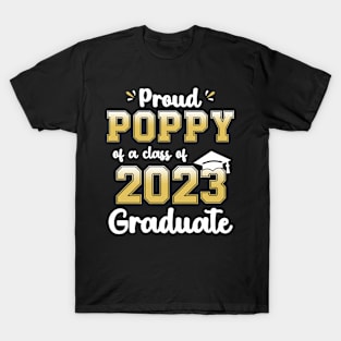 Proud Poppy of a Class of 2023 Graduate Senior Graduation T-Shirt